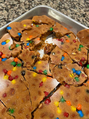 Candy Coated Chocolates Peanut Brittle